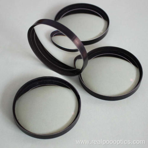 BBAR coated 58mm diameter Inked Plano-Convex lens (PCX)